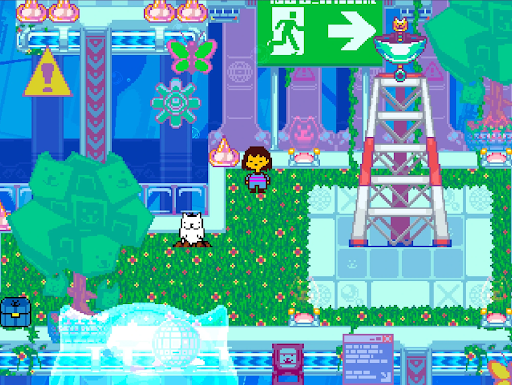 An image of the beautiful vistas of the Cyber Layer. Dogmole, got something to say, buddy?