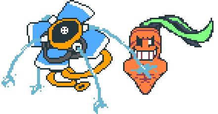 A crying metaflowra onto a vitamoid.